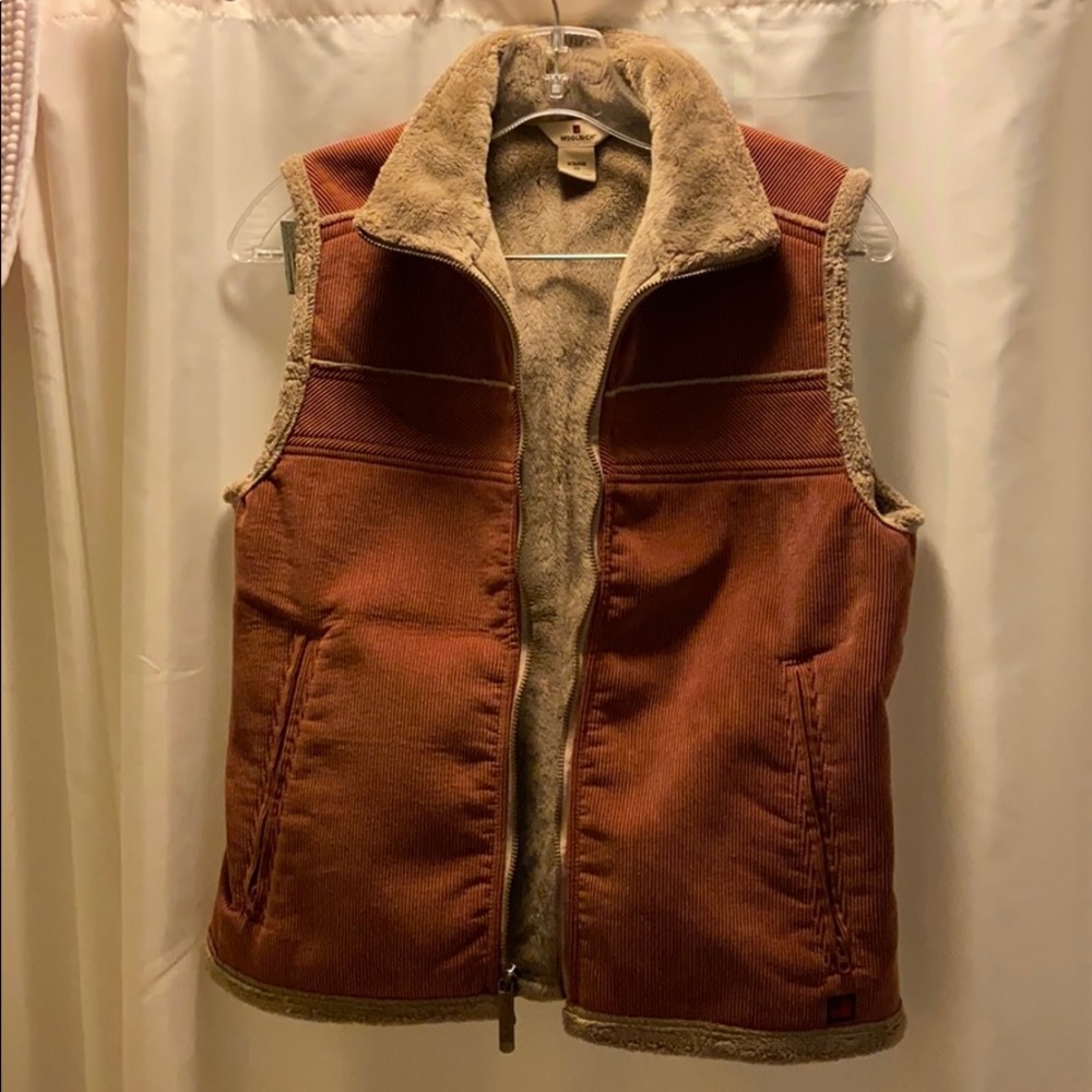 Woolrich soft & fluffy lined double zipper vest